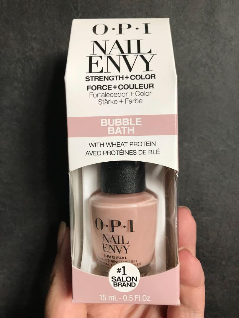 Bn Opi Nail Envy Colour Strengthener Bubble Bath Health Beauty Hand Foot Care On Carousell It truly makes a difference, is easy to use, and dries very quickly, a big plus. bn opi nail envy colour strengthener bubble bath