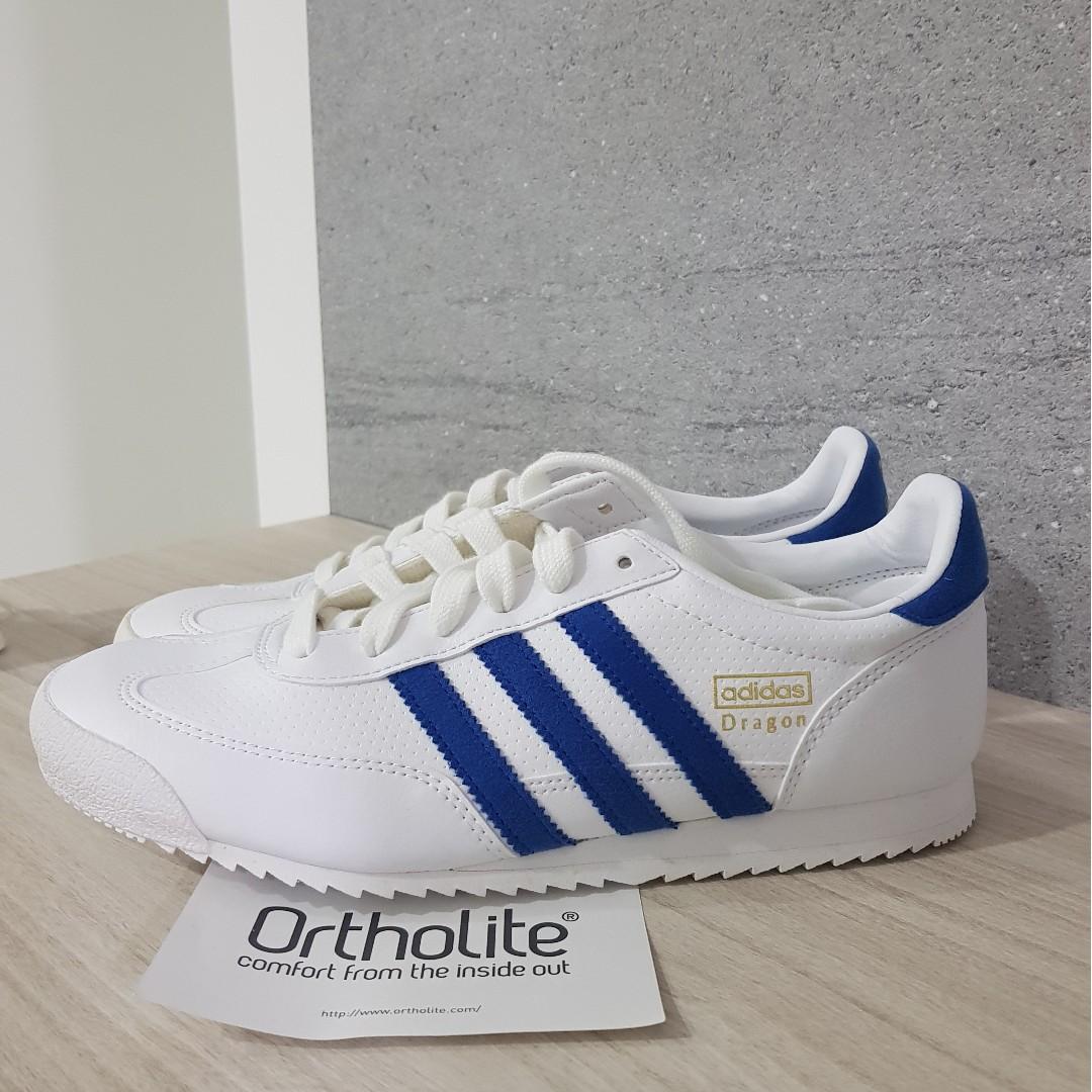 adidas dragon white blue