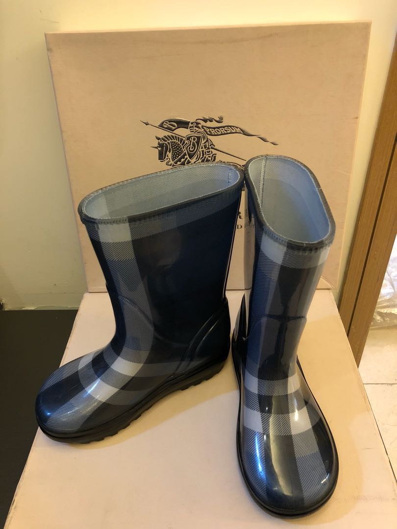 burberry kids rain boots
