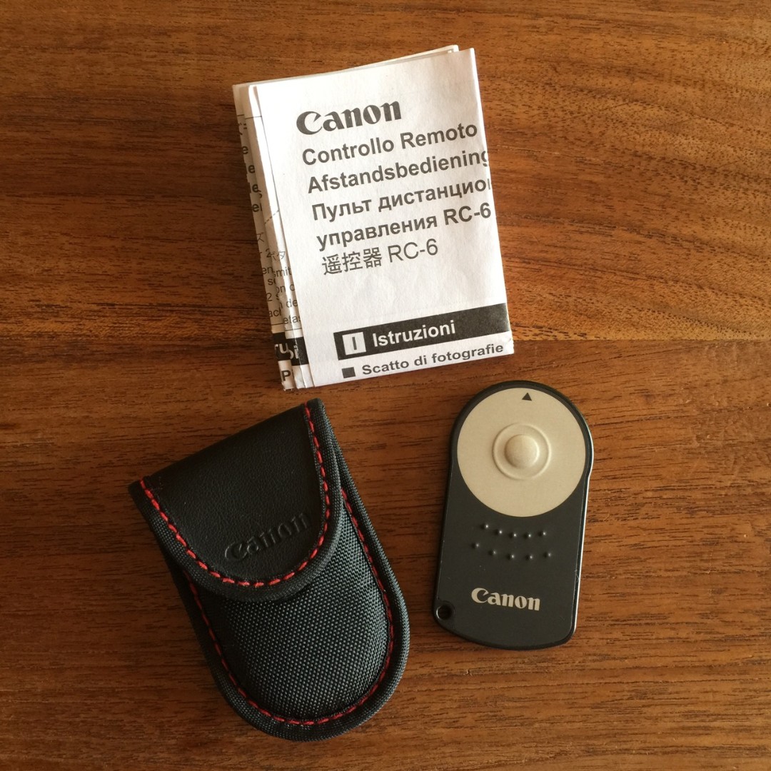 Canon Wireless Remote Controller RC-6, Photography, Cameras on Carousell