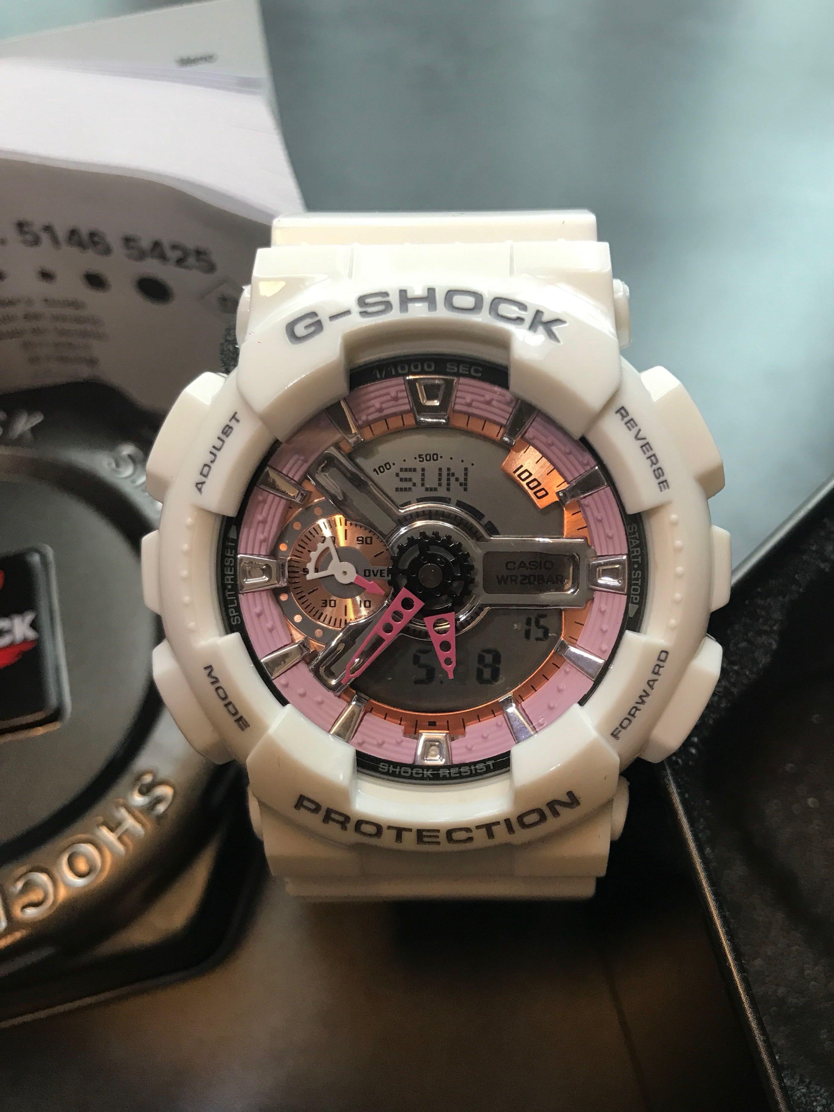G shock gray and pink discount