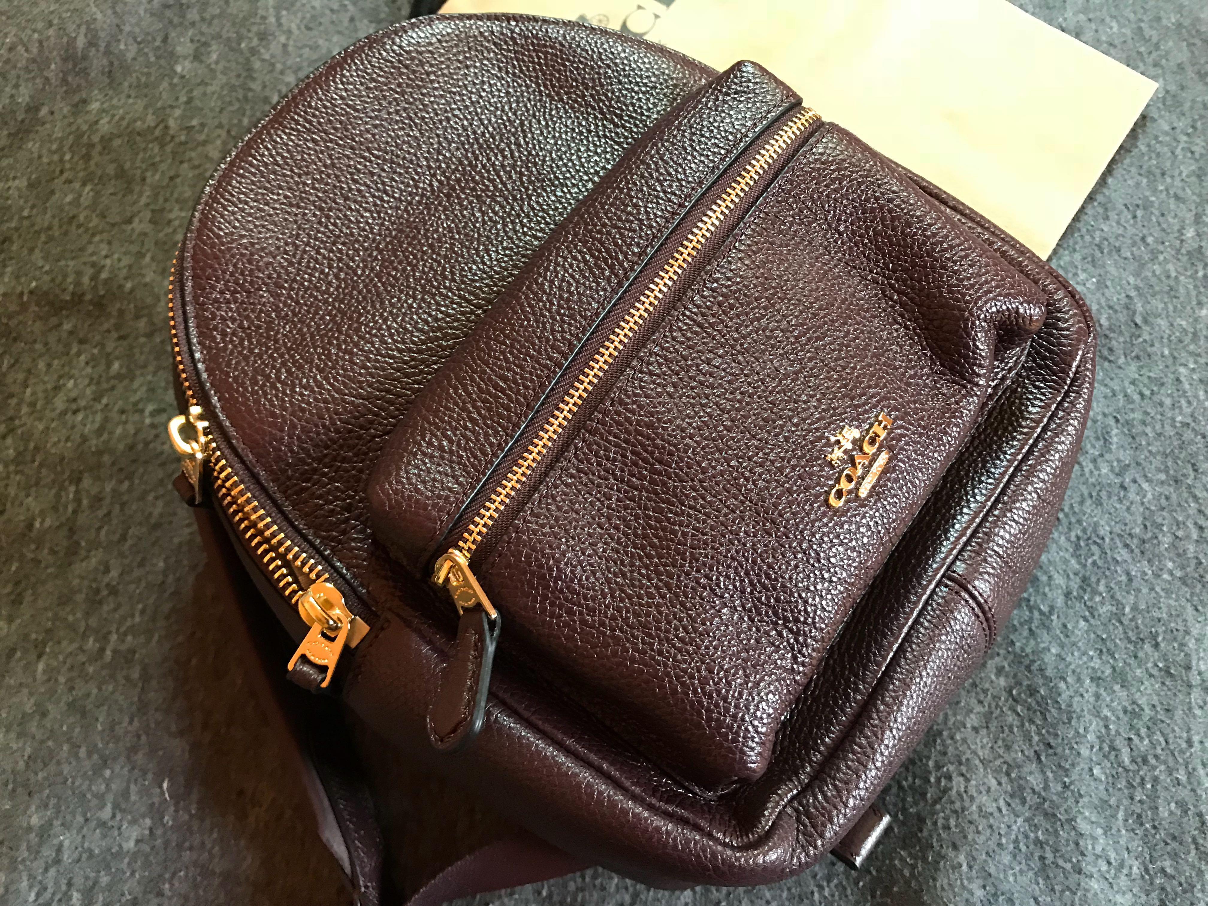Coach oxblood backpack outlet