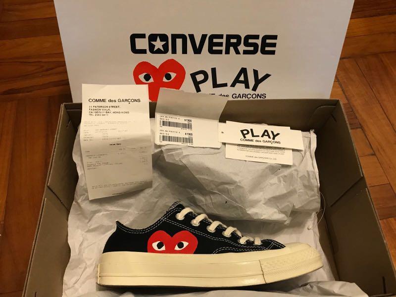 converse x play comme des garcons