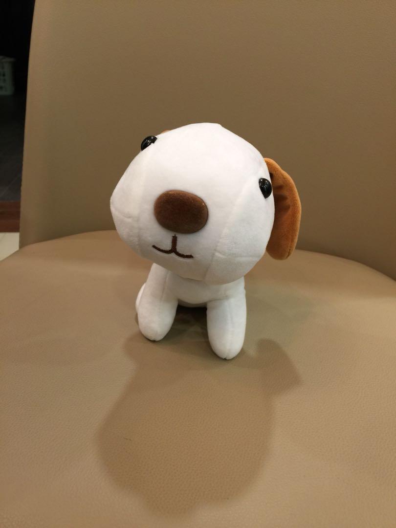 CUTE DOG STUFF TOY! (Category: Infant Playtime) located in Quezon City. Submitted by saleinqc (Listing ID 191716524, Image 2). Description: VERY CUTE DOG STUFF TOY WITH SUCTION PARA PWEDE ISABIT. Size 8” tall.