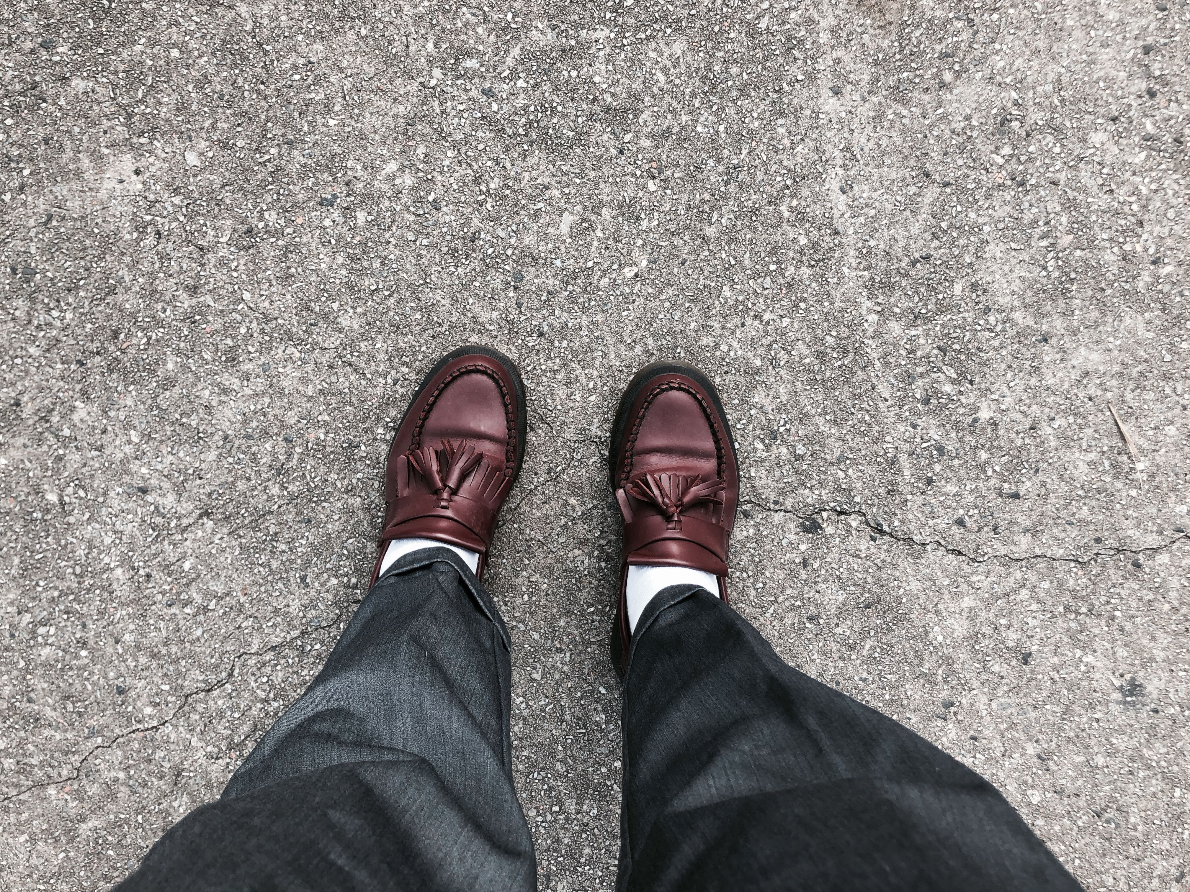 Dr Martens Adrian Loafers [CHERRY RED 