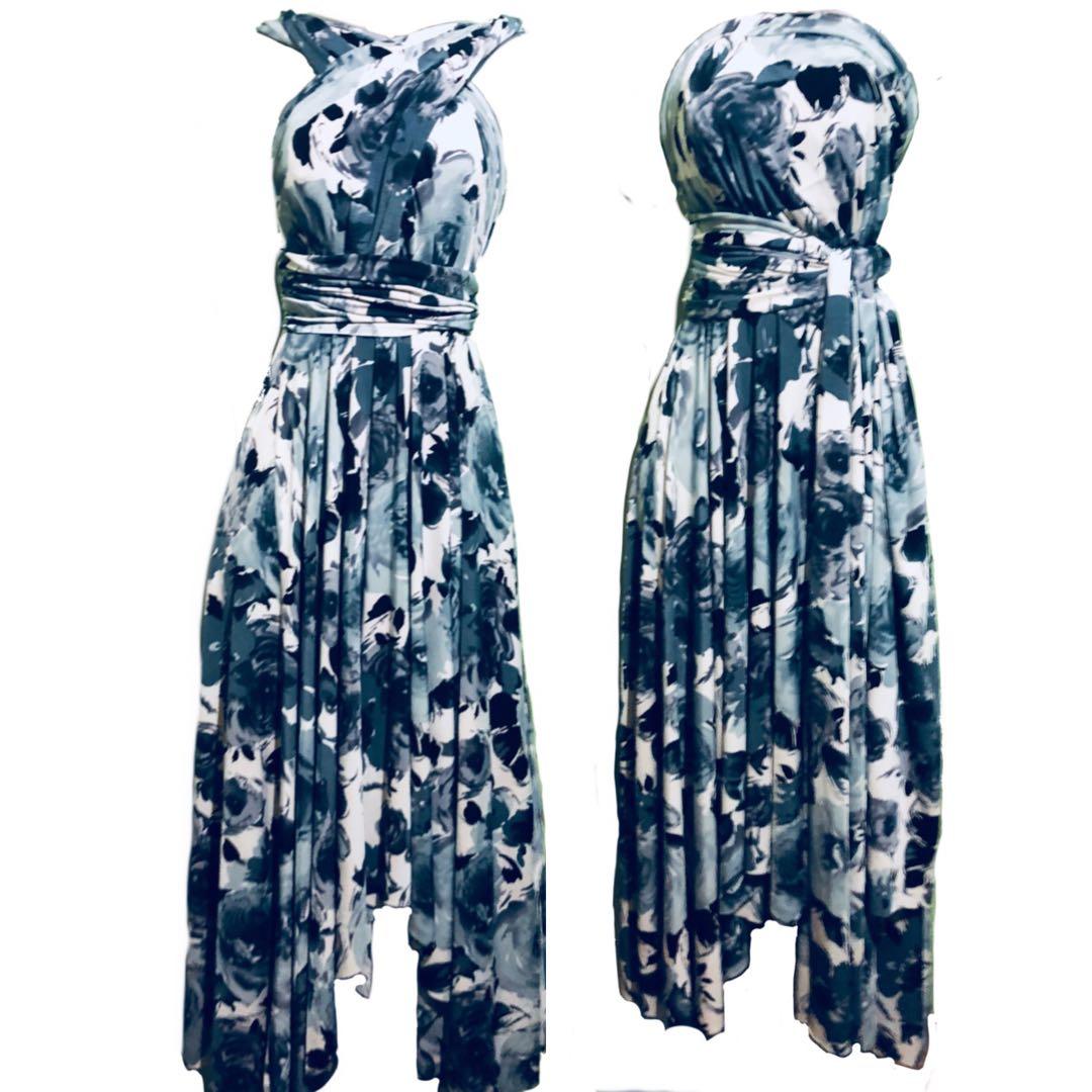 printed infinity dress