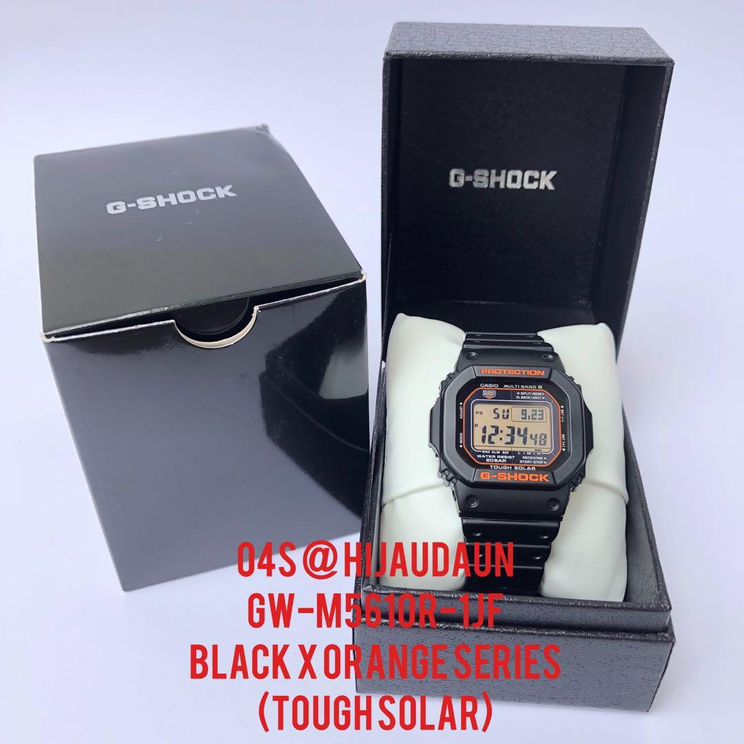 G Shock Gw M5610 R 1jf Black X Orange Series Men S Fashion Watches On Carousell