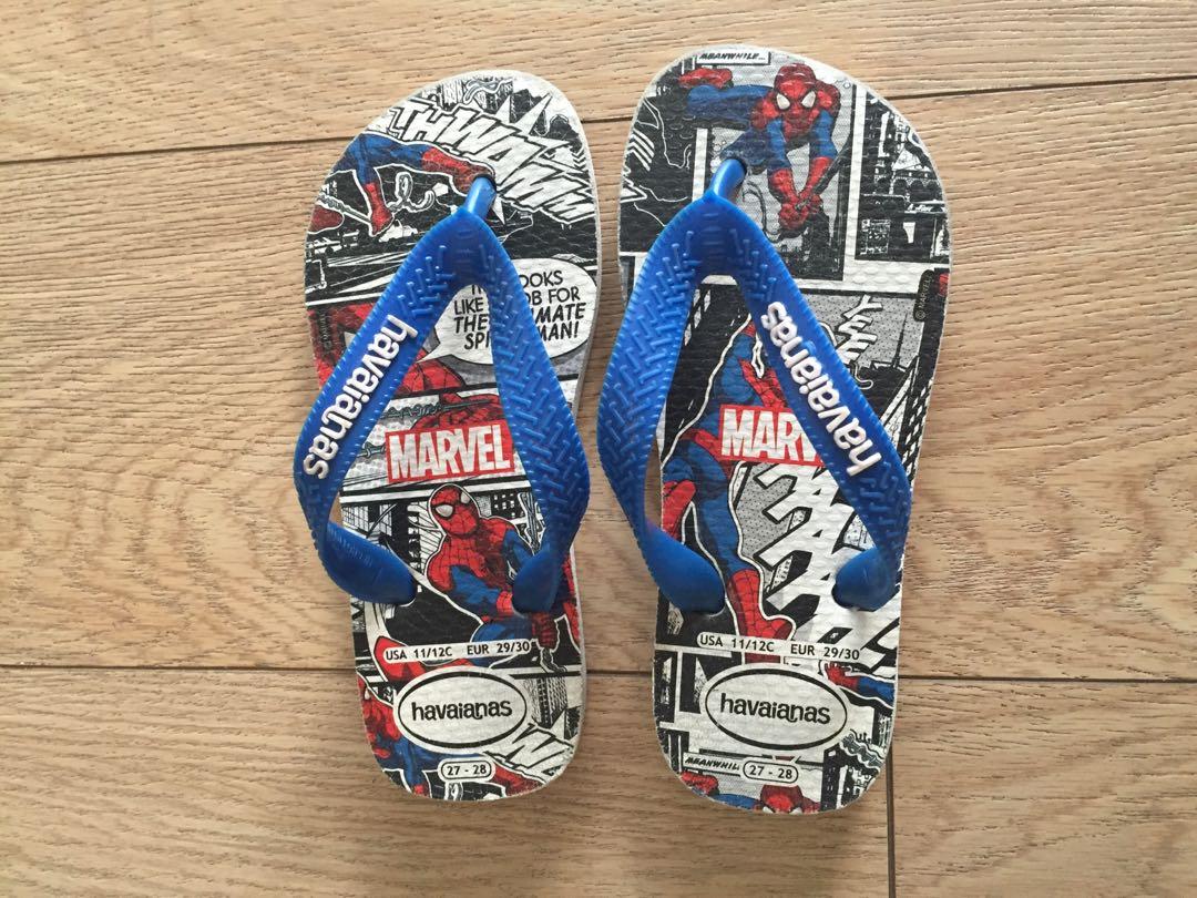 havaianas marvel spiderman