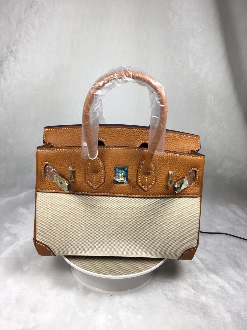 Hermes Birkin Canvas Real leather, Women's Fashion, Bags & Wallets