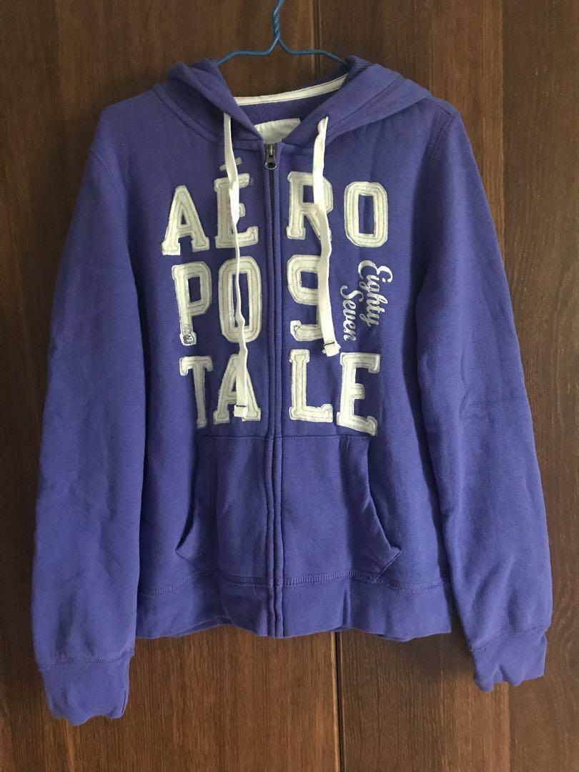 Purple best sale aeropostale hoodie