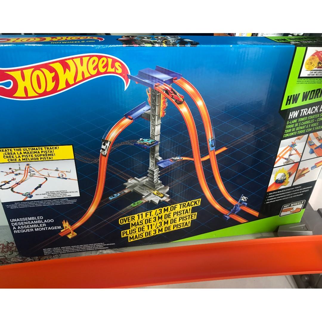 Hot wheels 5 lane tower starter set top