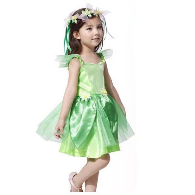IN STOCK Kids tinkerbell costume fairy costume girl fairy costume