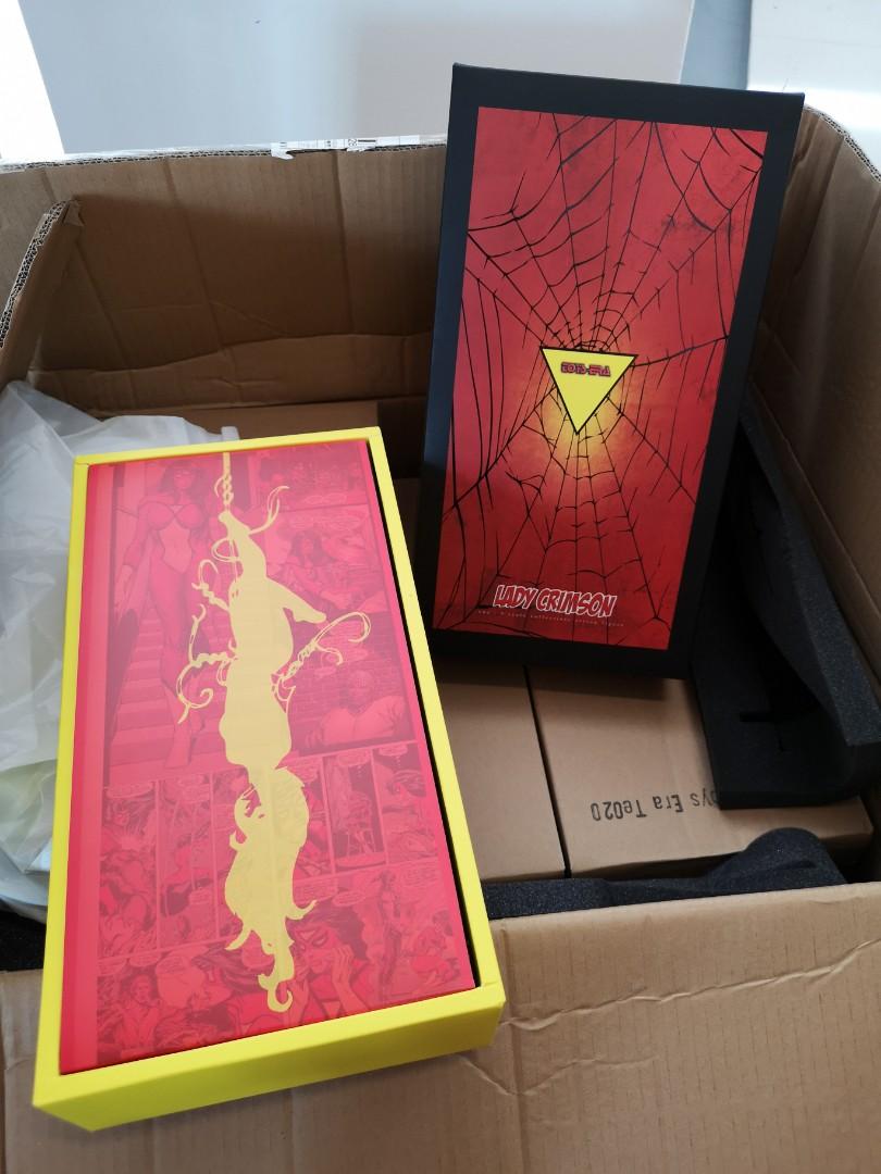 In Stock Toys Era Lady Crimson Spider women 5 pcs available, Hobbies
