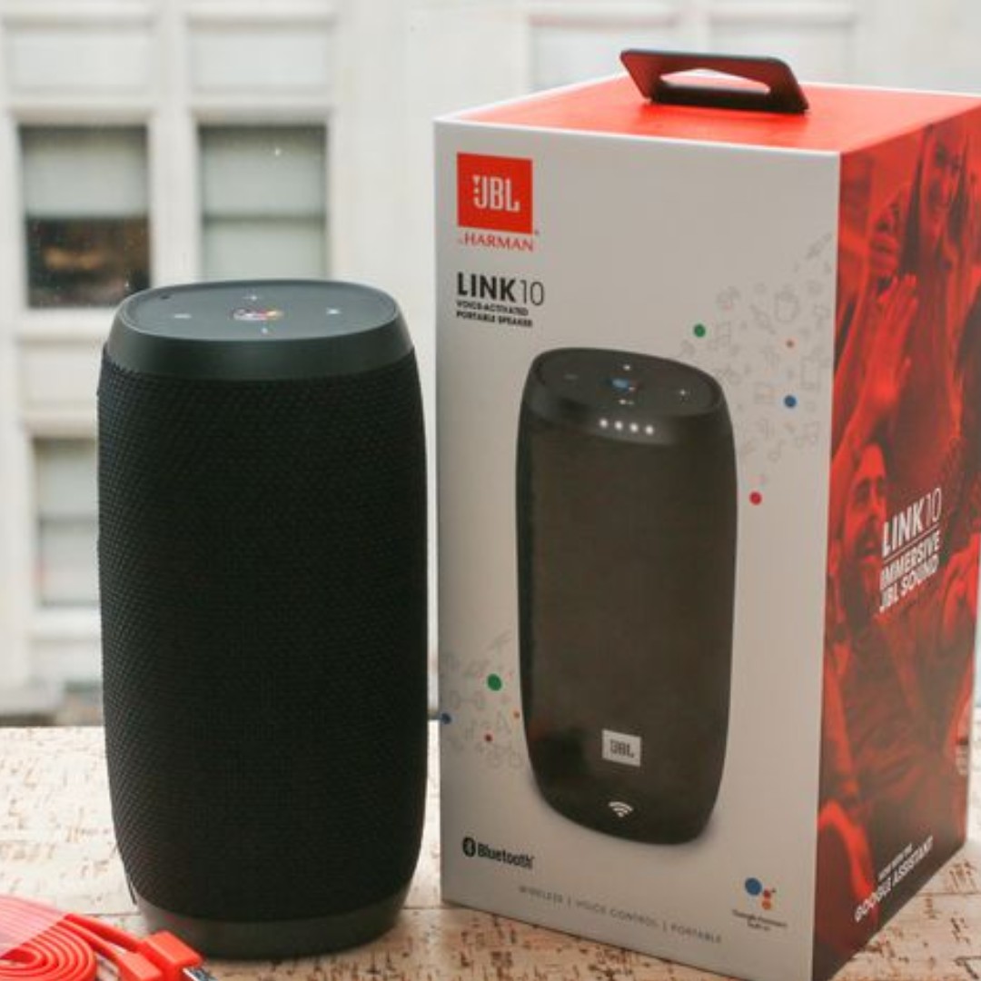JBL Link 10 Portable Speaker & Google Assistant (Brand New), Audio