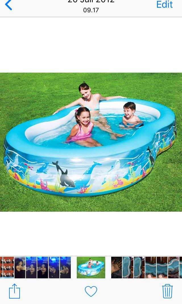 Kolam Renang Karet Jumbo Anak Dewasa Bestway Bayi Anak Mainan Baby Walker Di Carousell