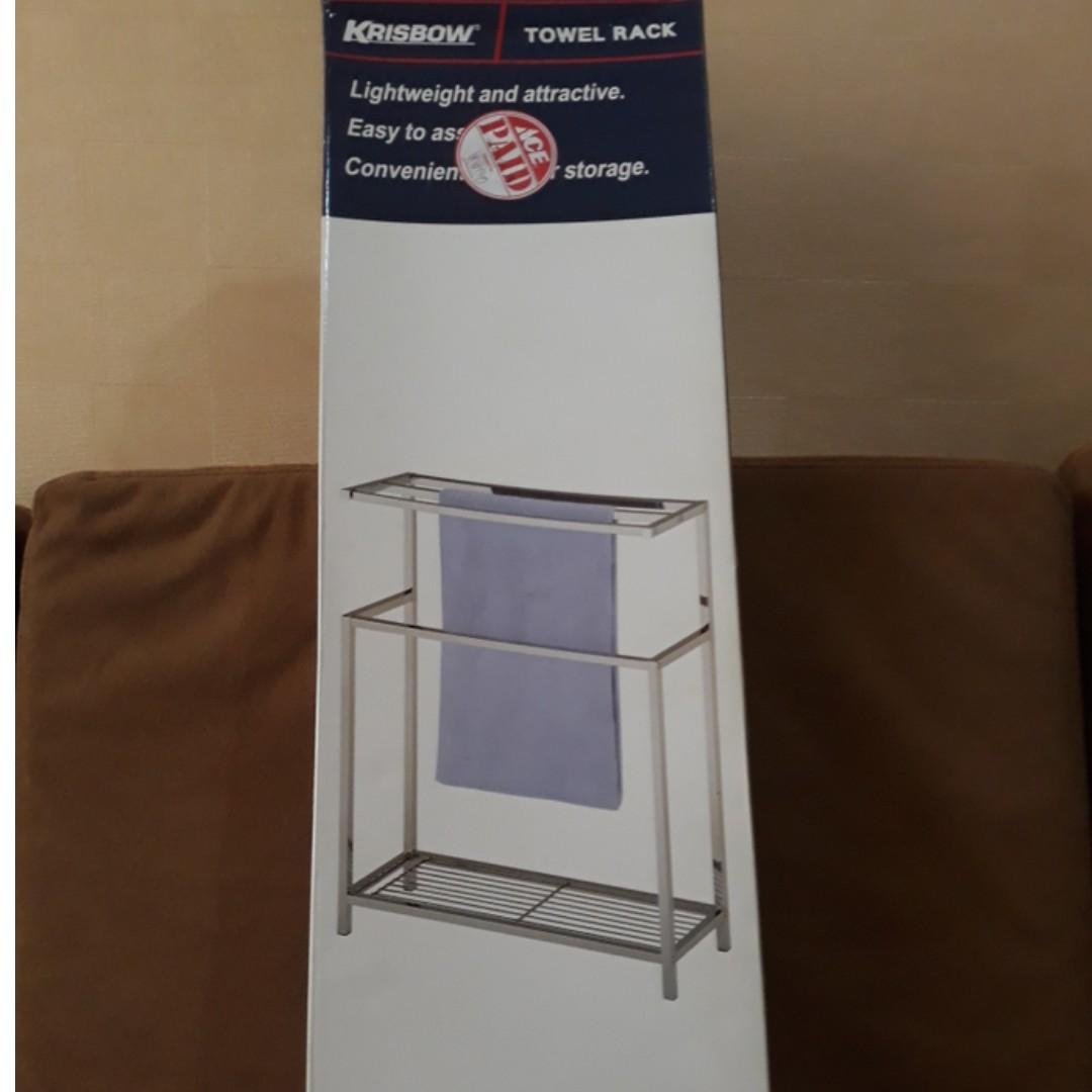 Krisbow Towel Rak Tempat Handuk Beli Di Ace Hardware Perabotan Rumah Di Carousell