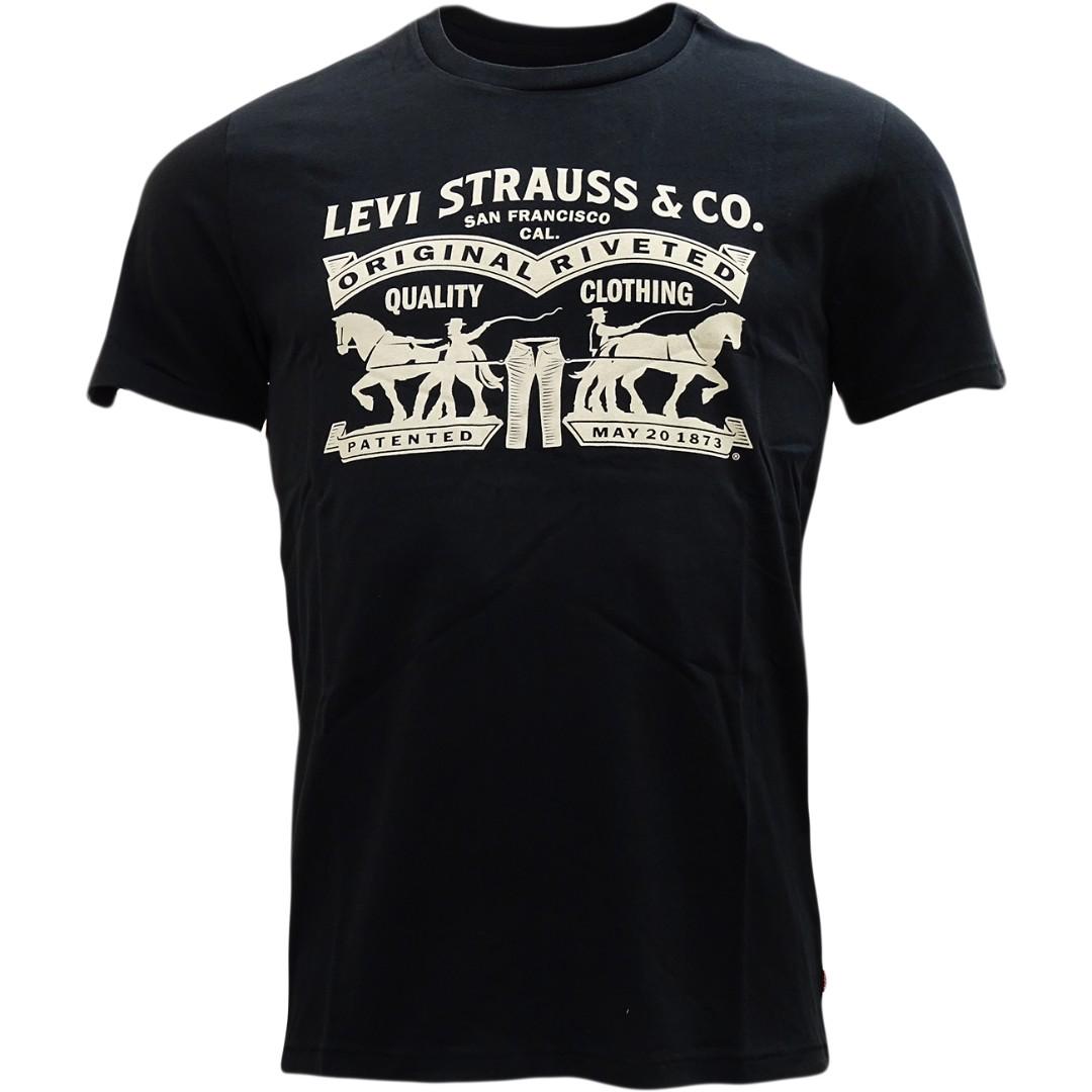 Levis Strauss & Co Logo T-shirt, Men's Fashion, Tops & Sets, Tshirts & Polo  Shirts on Carousell