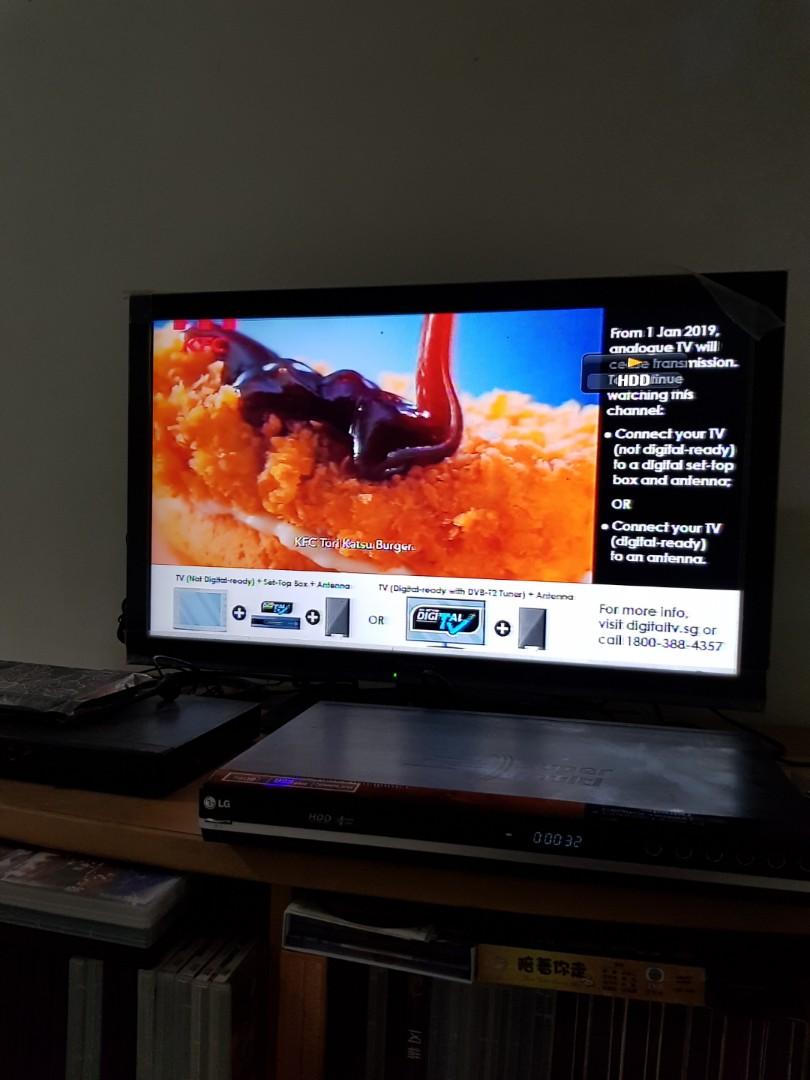 LG HDD / DVD RECORDER RH387H 160GB, TV & Home Appliances, TV