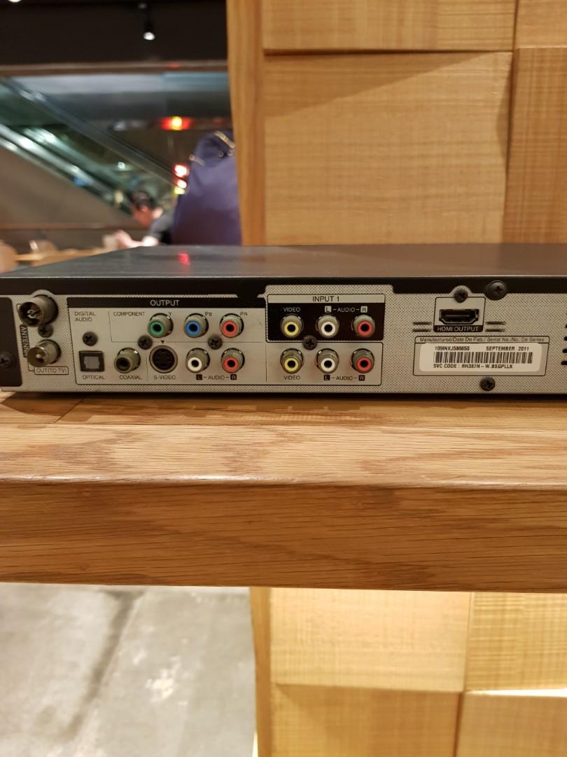 LG HDD / DVD RECORDER RH387H 160GB, TV & Home Appliances, TV