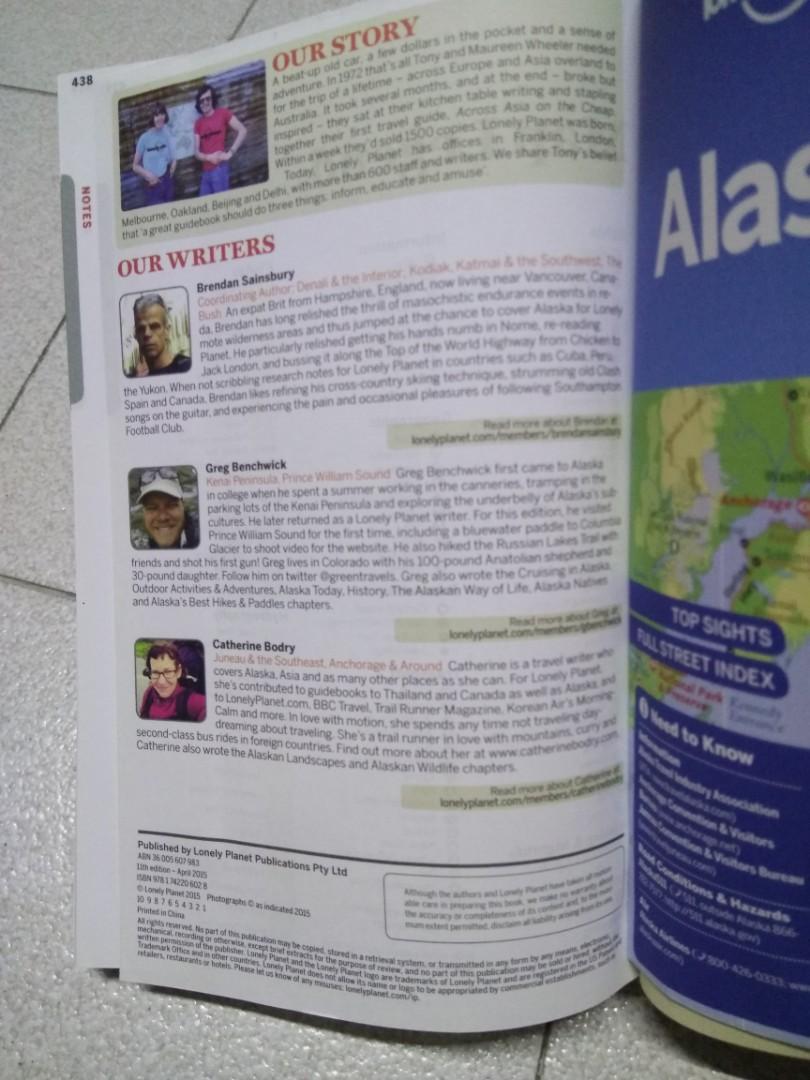 Lonely Planet Alaska Books Stationery Non Fiction On Carousell