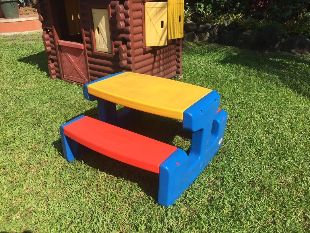 Little Tikes Picnic Table With Bench On Carousell