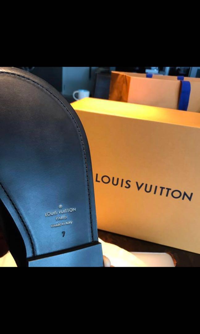 Louis Vuitton Foch Mule Slides In Light Blue And Navy - Praise To Heaven