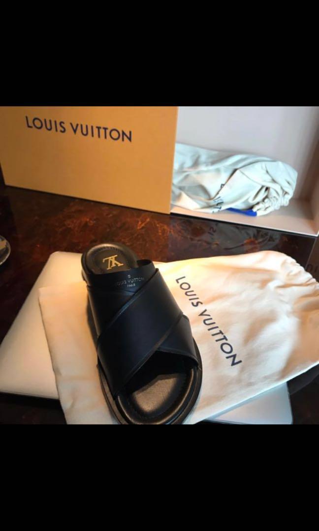 Louis Vuitton Foch Mule Slides Damier Canvas, Men - Praise To Heaven