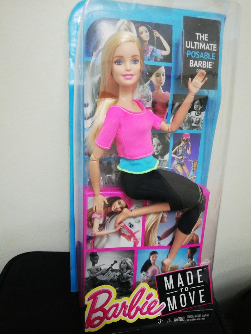 Made To Move Barbie Doll - Pink Top