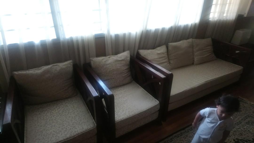 Mahogany Sofa Set Clearance Sale, Furniture & Home Living, Furniture