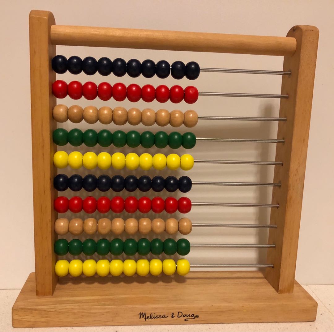Melissa and Doug Wooden abacus, Babies 