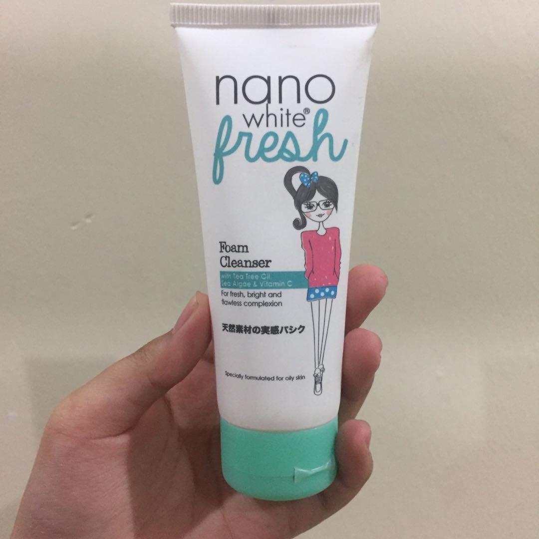 Nano White Fresh Foam Cleanser Health Beauty Skin Bath Body On Carousell