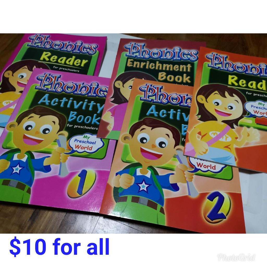 With cd) Phonics Books for preschoolers, Hobbies & Toys ...