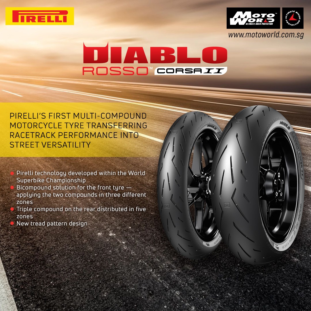 Pirelli Diablo Rosso Corsa 2 Motorcycle Tyres Motorcycles Motorcycle Accessories On Carousell