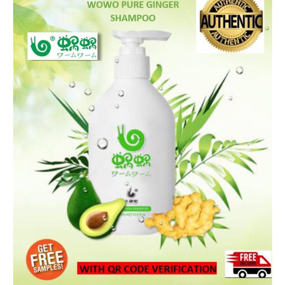 Promotion Wowo Shampoo Pure Ginger Wowo Hair Mask Free Sample