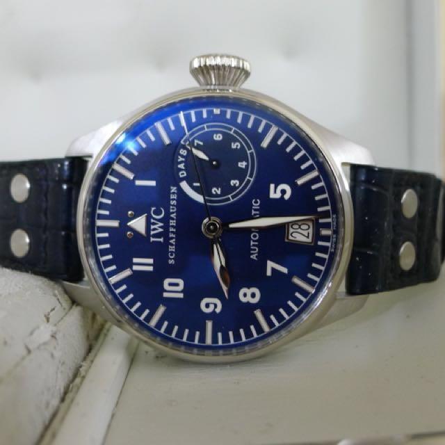 Reduced Ultra rare Limited Edition 1xx of 500 IWC Platinum Big Pilot IW500202 Mint condition Complete set discontinued