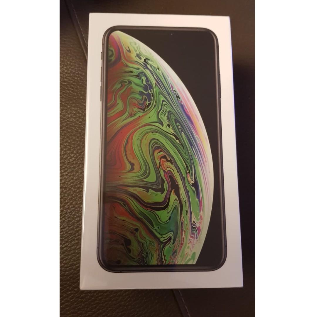 Sealed In Box Iphone Xs Max 256gb Space Grey Brand New Mobile