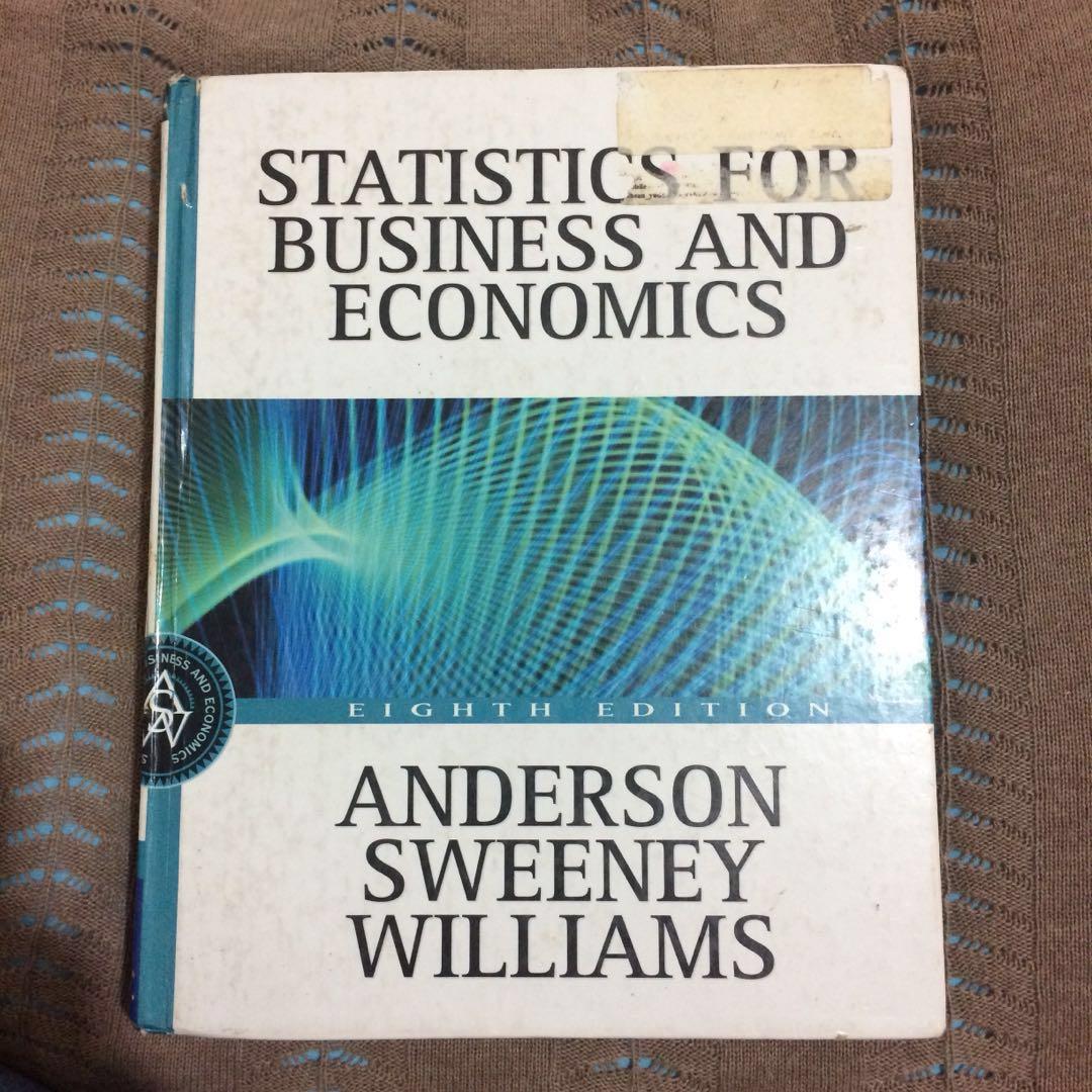 Statistics For Business And Economics Eight 8th Edition By