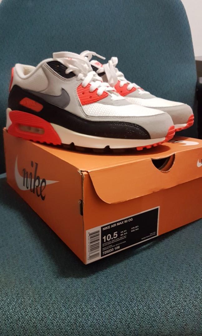 air max 90 infrared size 9