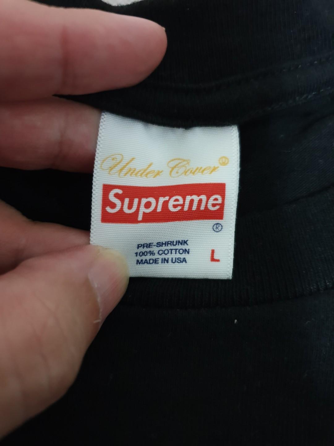 Supreme tag tee undercoverFaceTee