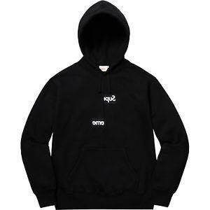 Cdg logo hoodie on sale