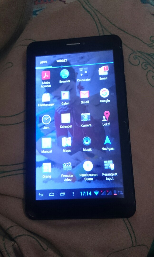 Tablet Advan E1c Normal Murah Meriah Telepon Seluler Tablet Tablet Di Carousell