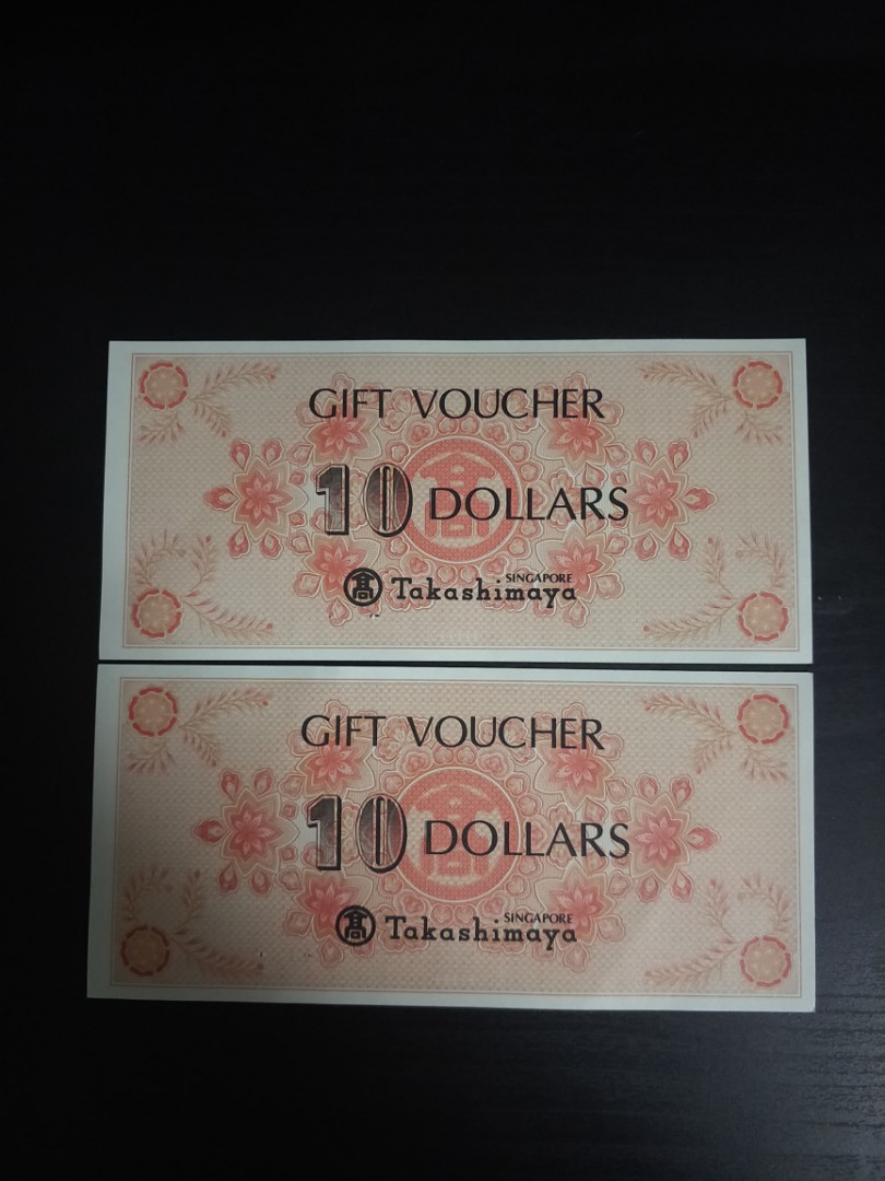 Takashimaya Voucher, Tickets & Vouchers, Vouchers on Carousell