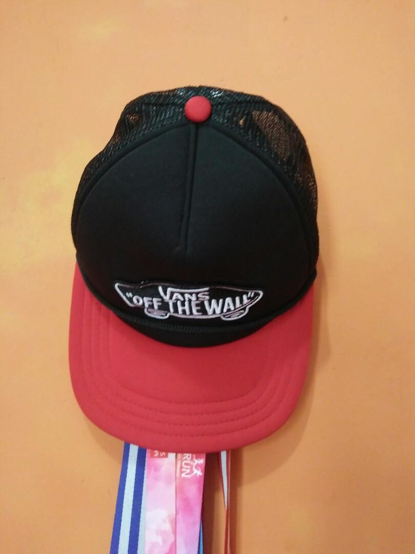 vans cap mens red