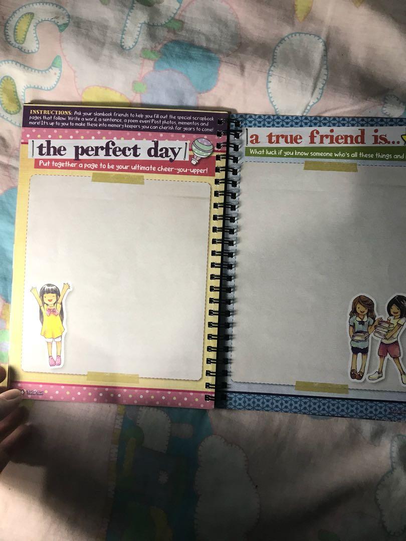 Total Girl Slambook Design Craft Others On Carousell
