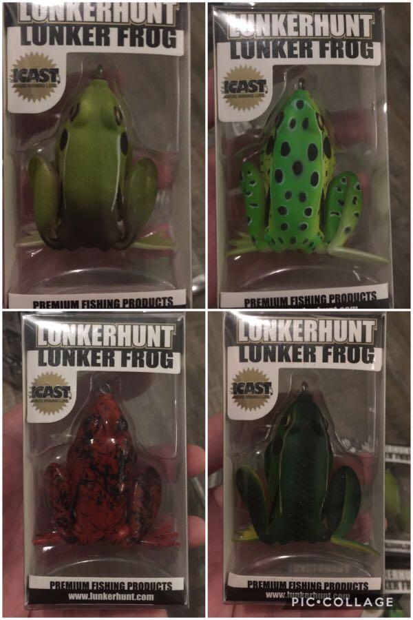 USDM LunkerHunt Lunker Frog, Sports Equipment, Sports & Games, Water Sports  on Carousell