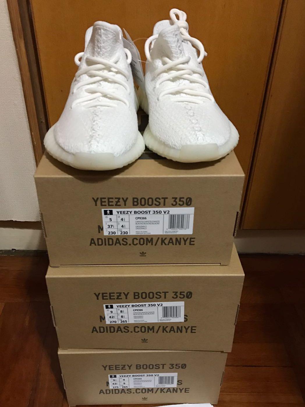 yeezy boost v2 cream white