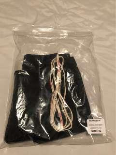 Represent essential denim black jeans