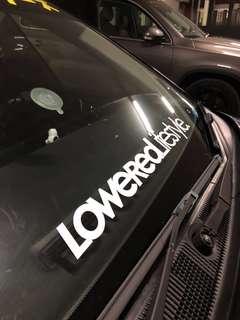 CAR DECALS (Lowered Lifestyle.)