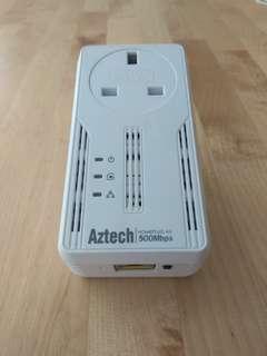 Aztech Homeplug AV 500Mbps HL-115EP