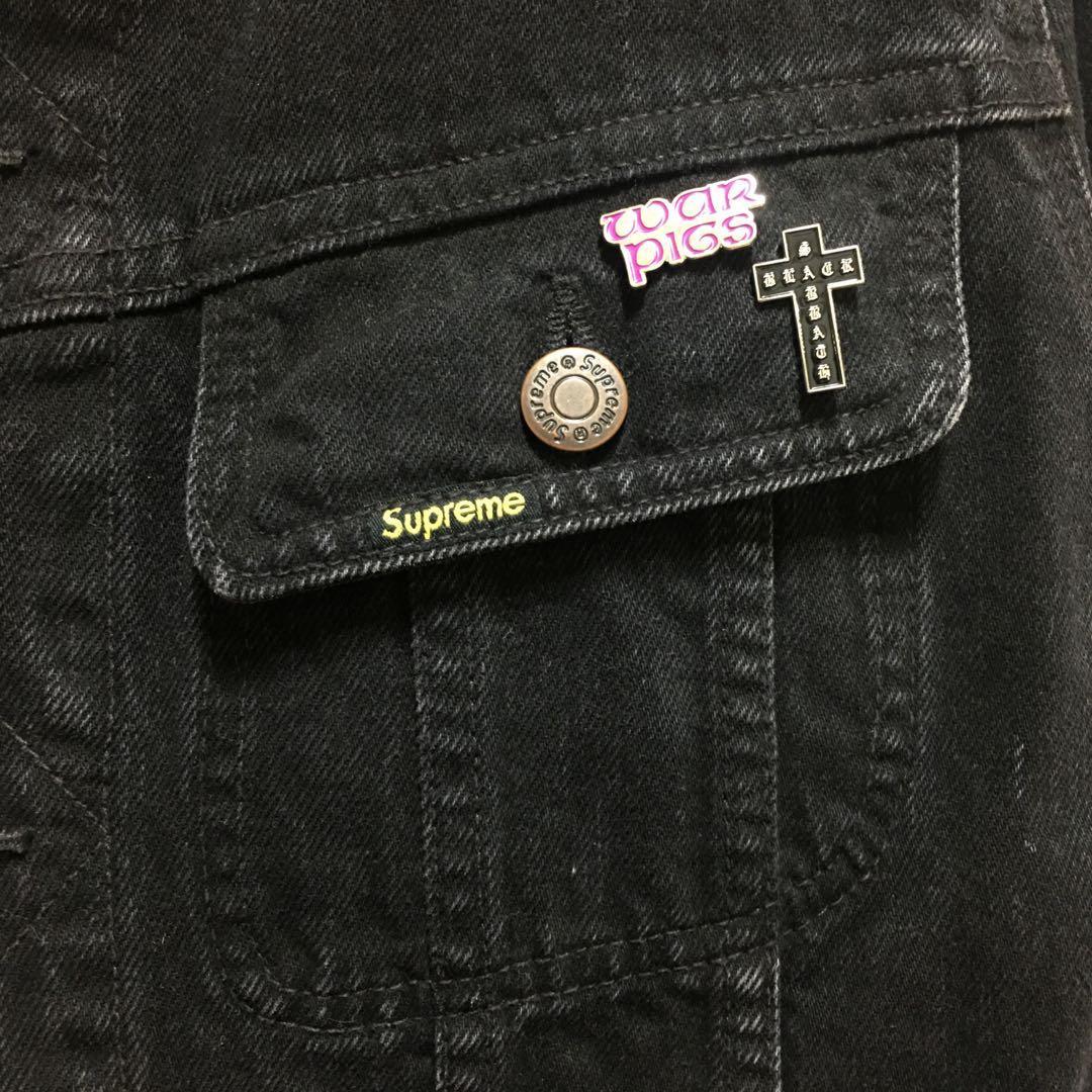 supreme black sabbath denim jacket